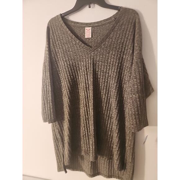 Faded Glory Green Knit Sweater 3/4 Sleeve Pullover Sweater XL - Picture 3 of 11